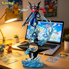 19cm Anime Pokemon Greninja Figure Desktop Ornament Collection Gift picture