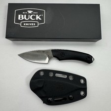 Buck 662 Alpha Scout Fixed Blade Knife S35VN BOS USA Black w/ Sheath Box picture