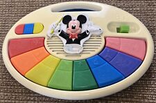 VTG 1995 Disney Mickey Mouse Follow The Lights Light Up Keyboard Piano picture
