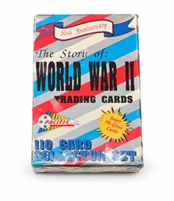 Pacific Story of World War II 50th Anniversary 110-Card Glossy Box Set 1992 picture
