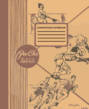 Composition Notebook: Vintage Pee Chee Folder Look, College Rule 100 Pages for N picture