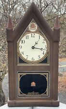 Vintage Glenlivet Scotch Advertising Liquor Bar Steeple Shelf Mantel Clock picture