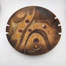 Sascha Brastoff Mid Century Modern Enamel on Copper 10