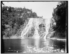 Photo:Ithaca Falls, Ithaca, New York 1890s picture