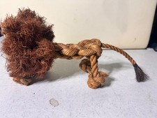 Vintage Danish MCM Jute Rope Lion Sculpture Kay Bojesen Jorgen Bloch Style Clean picture
