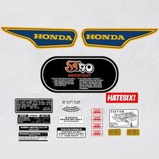Sticker Decal Honda ST90 ST 90 1974 side cover fuel tank picture