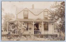 Colman South Dakota SD T.M. Gardner Home Real Photo Postcard RPPC 1909 picture