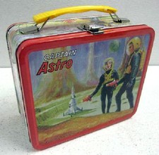CAPTAIN ASTRO LUNCH BOX NEW METAL FULL SIZE picture