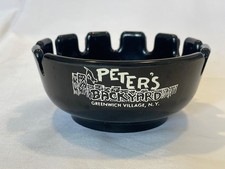 Vintage Peter's Backyard Restaurant NYC Greenwich Village Ashtray Made in USA picture