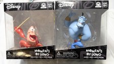 Disney 3” Vinyl Figures Moment Of Songs Complete Set Of 2 Culture Fly ~ Genie + picture