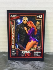Classic Legends #12 Jason Voorhees & Daphne Custom Horror Trading Card 2026 picture