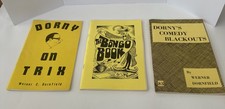 Vintage Magic Comedy Book Lot Dorny on Trix Bongo Book Blackouts Ali Bongo picture