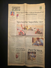The Arizona Republic Newspaper Tuesday, February 18, 1992 Suns Celtics News picture