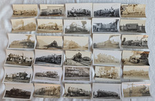 C. 1940s Lehigh Valley Railroad Locomotive Operations Snapshot Photo Lot of 63 picture