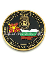 F90 DEA Sofia Bulgaria Country Office Drugs Narcotics Police Challenge Coin picture