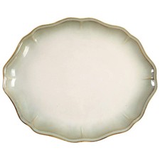 Better Homes and Gardens Simply Fluted Dillweed Oval Serving Platter 9060706 picture