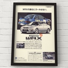 vintage ad SUBARU 90s 1997 WRC3 IMPREZA GC8 E-GC8 WRX STi Version IV EJ20 picture