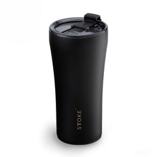 Sttoke Leakproof Ceramic Reusable Coffee Cup 16 oz - Luxe Black,Mugs picture