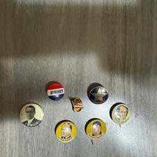 Seven Old Political Pins picture