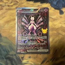 Mewtwo Ex 151/128 Pokemon 30th Celebration SIR Pokemon Card picture