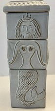RARE Jonathan Adler Utopia Stacking Canister Set Peru 4 Figures 10