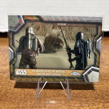 2025 Topps Chrome Star Wars Hyperspace The Mandalorian 18/25 Hyperlanes picture