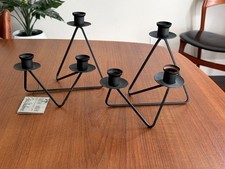 Ferris Shacknove 1950s MCM Hairpin Candle Holders picture