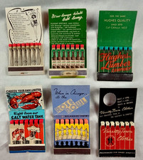 VTG FEATURE MATCHBOOKS LOT OF 6-FULL-UNSTRUCK picture