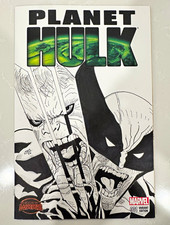 Hulk 340 Homage Sketch By TMS with COA Secret Wars Variant 1/1 picture