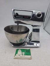 VTG Hamilton Beach Scovill Deluxe 9 Speed Mixer Chrome Retro Model 40-5 picture