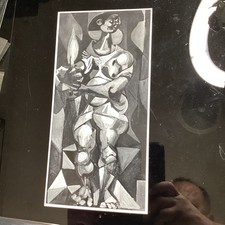 RARE 1947 Rico Lebrun Archival Museum Photo – 