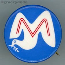 George McGovern 1972 Campaign President Peace Dove M Logo 1-1/2