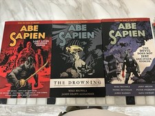 Abe Sapien vol 1-2;9 The Visitor Rasputin Rise Of The Black Flame TPB Very Good picture
