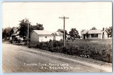 c1920's Cinosam Club Round Lake Brainerd Minnesota RPPC Photo Vintage Postcard picture