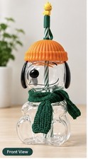 NEW 2026 Starbucks x Snoopy Collectible Glass Cup Special Edition -USA picture