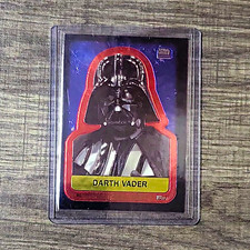 Topps 1977 Star Wars Darth Vader #01 Sticker Non-Sport Trading Card picture