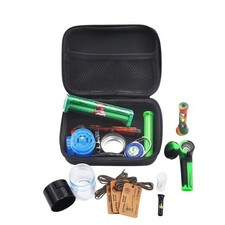 1Set 12Pcs Easy carry Smoking box tobacco pipe herb grinder filter glass mouth 1 picture