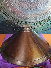 Vintage Art Deco Mission Metal Mica Lamp Shade picture