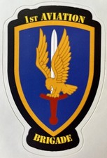 Vintage-style US Army 1st Aviation Brigade Vietnam Nam Decal  DEC-0196 picture