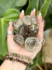 Smoky Quartz Tumbled Crystal Stones, 1/2 inch to 2 inch, Grade AAA+ picture