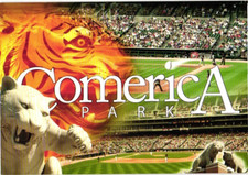 Continental Postcard Comerica Park Detroit Michigan picture