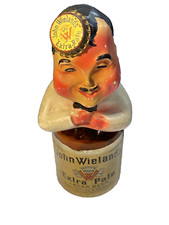 XRARE John Wieland Chalkware Man Extra Pale Lager Beer Bottle Advertising 1940 picture