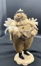 Vintage Cody Foster Angel Snowman Folk Art Figurine ESC Trading Co Primitive 8