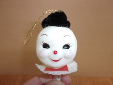 Vintage 50's - 60's Jolly Snowman Christmas 10 string lights  (Japan) picture