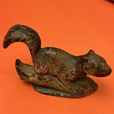 Vintage Cast Iron Squirrel Bottle Opener Figural Barware  Hubley or John Wright picture