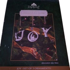 Dayspring 2005 Christmas Celebration Collection J O Y Ornaments (3) #35571 picture