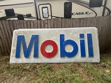 Mobile Gas Station 12ftx5ft Full Size Original Sign - Perfect For Man Caves picture