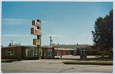 Park Motel Montpelier Idaho Postcard | Main Entrance Street View picture