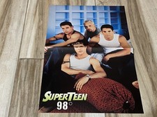 Hanson 98 Degrees teen magazine poster muscles boy band Superteen picture