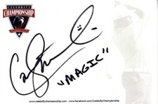 Magician Carl Michael autographed signed 4x6 signature card America's Got Talent picture